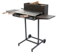BARBECUE A CARBONE E LEGNA FUOCONE PISA in ferro battuto per circa 10 persone