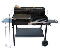 BARBECUE A CARBONE E LEGNA LITTLE TUSCANY IN FERRO BATTUTO PER 50 PERSONE