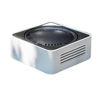 Barbecue a Carbone | Fornello da barbecue compatto per esterni | Griglia a carbone portatile - per casa campeggio giardino viaggio picnic spiaggia cucina interna ed esterna