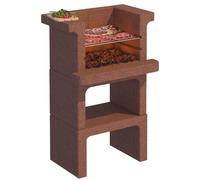 Barbecue a carbone prefabbricato in cemento con griglia INOX - Beton Lapillo