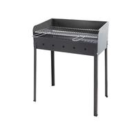 Barbecue a Carbone Stella-eco 50x40x90 cm Griglia Regolabile a 2 Altezze in