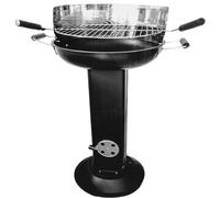 Barbecue a carbone tondo con griglia 39 cm presa d’aria e base di sostegno h84