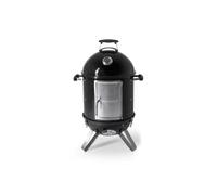 Barbecook Oskar M 3-in-1 smoker, affumicatore, barbecue e braciere per affumicatura a caldo e a freddo, smalto nero, griglia 44cm, 61X54X112cm