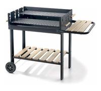 BARBECUE A CARBONELLA BBQ CARBONE CON 2 GRIGLIE 70x22,5cm REGOLABILI OMPAGRILL