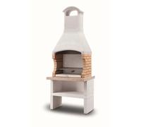 Barbecue a carbonella e grill Palazzetti Ariel griglia 68x40 cm in cemento Cemento a Vista
