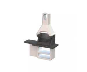 BARBECUE A CARBONELLA IN CALCESTRUZZO MODELLO ULISSE 170X64X232 CM