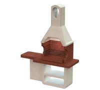 BARBECUE A CARBONELLA IN CALCESTRUZZO SAROM FUOCO "SPARTA" 170X64X232 CM