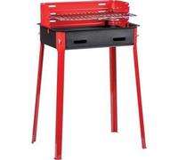 BARBECUE A CARBONE CM.30 X 45 H.85 BARBECUE CARBONELLA GRIGLIA ACCIAIO CROMATO