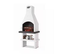 BARBECUE A CARBONELLA PALAZZETTI IN CEMENTO "PISTOIA" 80X59X203 CM