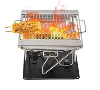 Barbecue a carbonella - per barbecue per esterni, pieghevole, per escursioni, picnic, tailgating, feste, giardino, cucina, backpacking e