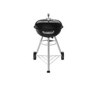 Weber Compact Kettle - Barbecue a carbonella (versione 2026), con supporto a tre strati e ruote, resistente al calore, antiruggine, 47 cm, colore: Nero