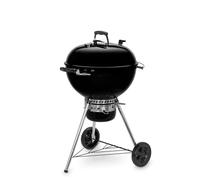 Barbecue a Carbonella WEBER Portatile BBQ Carbone Ovale Tondo con Coperchio Nero