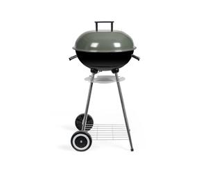 Barbecue a charbon - LIVOO - DOC172K - ø41 cm - Grille en acier chromé - Hauteur 69,5 cm - Poignées - 2 roues crantées