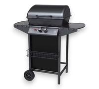 Barbecue a gas 2 fuochi con pietra lavica per esterno