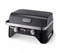 Barbecue a gas con 2 bruciatori 58x36 cm potenza 5kw accensione instastart coperchio smaltato Campingaz Attitude 2100 LX