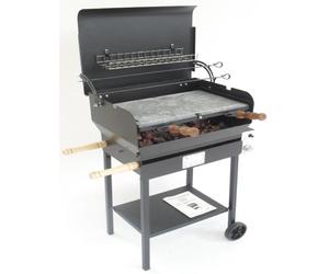 BARBECUE A GAS CON PIETRA LAVICA MODELLO EVERYDAY OLLARE ALPINA IN FERRO BATTUTO
