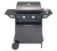 Barbecue a gas con ruote 2 bruciatori in acciaio e fornello laterale XPERT 200 LS PLUS