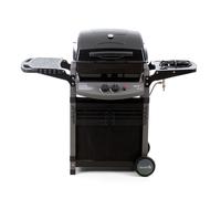Barbecue a Gas GPL Pietra Lavica 2 Fuochi 10kW con Fornello Laterale Sochef Piùsaporillo