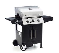 Barbecue a Gas GPL Pietra Lavica 3 Fuochi 15kW con Fornello Laterale Sochef Golosone 3