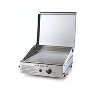BARBECUE A GAS OMPAGRILL CON PLANCHA SINGOLA E COPERCHIO 1 BRUCIATORE 44X44X2...