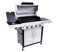 Char-Broil New Performance Series 440S - Griglia Barbecue a Gas con 4 Fuochi con Tecnologia TRU-Infrared, Finitura Acciaio Inox