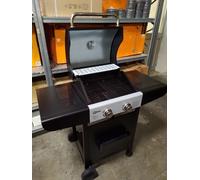 BARBECUE A GAS PORTATILE QLIMA OKG 102 2 FUOCHI ACCENSIONE SPARK E TERMOMETRO