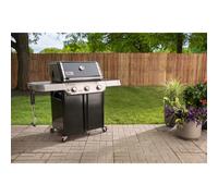 Barbecue a gas Weber Genesis E-315 3 bruciatori nero con ripiano laterale Nero