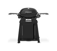 BARBECUE GAS WEBER 1501110 Q 2200N con Ripiani Laterali e Carrello Premium, Gas, Potenza 4,11 kW, Nr. bruciatori 1, Griglia da 57 x 41 cm, Ghisa smaltata, Contenitore per trattenere liquido e grasso,