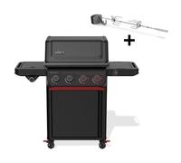 Weber Barbecue Epx435RStealthEdition Barbecue GPL Weber 1502160 SPIRIT Epx 435R Stealth Edition Nero 0077924920417