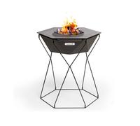 BARBECUE A LEGNA BARBECOOK "RILA" IN ACCIAIO NERO, DIAMETRO 75 CM