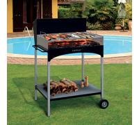 Barbecue a Legna con Griglia in Ferro Cromato Famur BK 8 Eco