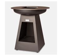 Barbecue a Legna con Piastra OnFire Foro Portalegna 100CM Nero - VBS