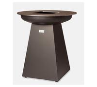 Barbecue a Legna con Piastra OnFire Senza Portalegna 100CM Nero - VB