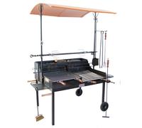 BARBECUE A LEGNA E CARBONELLA MODELLO FUOCONE TUSCANY 50 PERSONE