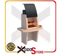 Barbecue A LEGNA in muratura LINEA VZ modello FORMENTERA - mail x sconto