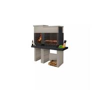 BARBECUE A LEGNA SAROM "SAN PEDRO" 160X515X175 CM