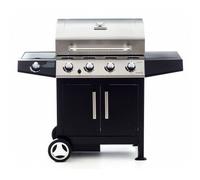 Sochef Barbecue bbq golosone 4 a gas 17kw 4 bruciatori inox cottura con pietra lavica - -16696