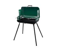 BARBECUE ACCIAIO VERNICIATO 46X28 VALIGIA + COPERCHIO PIC-NIC