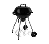 BARBECUE ALPINA MEABA3390/005, Gas/Carbone di legna, Griglia da 44 cm, Nero