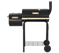 Barbecue a carbonella VidaXL con affumicatore