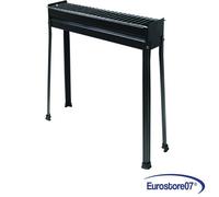 barbecue cuocispiedini a carbonella in ferro - griglia cromata cm .80x15x70h.