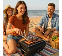 Barbecue da spiaggia - ideale per campeggio e picnic