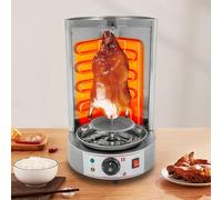 Barbecue da tavolo, gyros, griglia elettrica verticale con forchette per spiedini, 2500 W, girarrosto a 360°, griglia scaldavivande ad alte prestazioni 50 - 300 °C