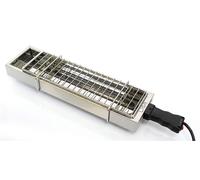 Lisa Barbecue elettrico eBBQ LISA Canalina 1800 W per arrosticini Acciaio inox