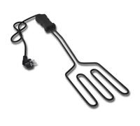 vidaXL Barbecue Elettrico carbonella BBQ Accendino 1500 W
