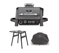 Barbecue elettrico e Affumicatore Ninja Woodfire con Custodia e Supporto OG701EUB