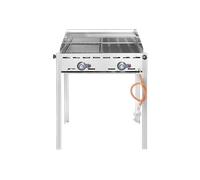BARBECUE ELETTRICO HENDI 149508, Elettrico, Griglia da 740x615 mm, Ghisa, grigio