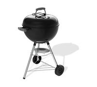 BARBECUE ELETTRICO WEBER Bar-B-Kettle a Carbone, Carbone di legna, Potenza 0 W, Nr. bruciatori 0, Griglia da Ø47 cm, Acciaio smaltato, Copertura=Coperchio in acciaio smaltato, Carrello in Ruote integr