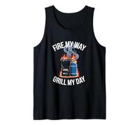 Barbecue Fire My Way Smoky Flavor Chef Griglia barbecue all'aperto Canotta