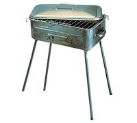 Barbecue fornacetta a carbonella con struttura in lamiera completo di griglia